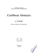 Caribbean Abstracts