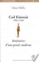 Carl Einstein, 1885-1940