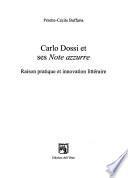 Carlo Dossi et ses Note azzurre
