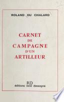 Carnet de campagne d'un artilleur