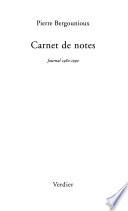 Carnet de notes