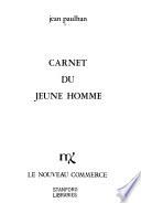 Carnet du jeune homme