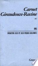 Carnet Giraudoux Racine