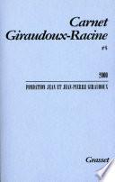 Carnet Giraudoux-Racine
