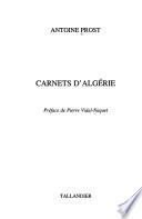 Carnets d'Algérie