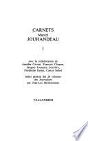 Carnets Marcel Jouhandeau