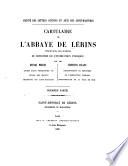 Cartulaire de l'abbaye de Lérins