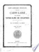 Cartulaire de Notre-Dame de Chartres