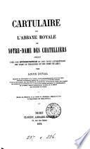 Cartulaire, publ. avec une intr. par L. Duval