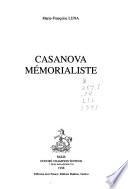Casanova mémorialiste