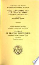 Case Concerning the Continental Shelf (Libyan Arab Jamahiriya/Malta): Special agreement; memorials