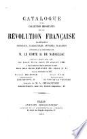 Catalog d'une collection importante sur la révolution française