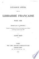 Catalogue annuel de la librairie française