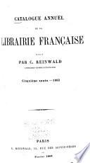 Catalogue annuel de la librairie française
