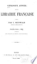 Catalogue annuel de la librairie française
