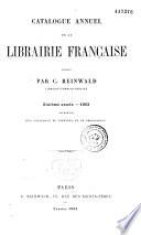 Catalogue annuel de la librairie française