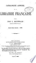Catalogue annuel de la librairie française