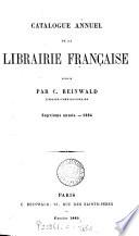 Catalogue annuel de la librairie française
