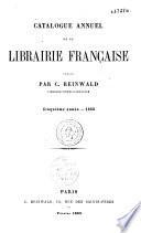 Catalogue annuel de la librairie française