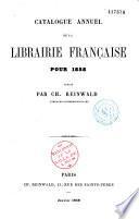 Catalogue annuel de la librairie française