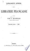 Catalogue annuel de la librairie française