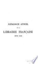 Catalogue annuel de la librairie française