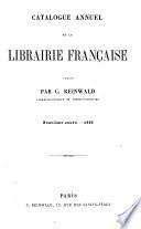 Catalogue annuel de la librairie française pour