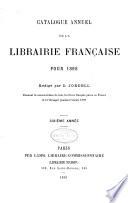 Catalogue annuel de la librarie francaise