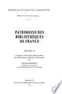 Catalogue collectif des fonds occitans des bibliothèques publiques de Bordeaux