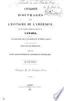 Catalogue d'ouvrages sur l'histoire de l'Amérique