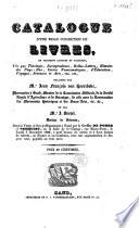 Catalogue d'une belle collection de livres, ... délaissés par Mr. Jean François van Hoorebeke ... et par Mr. J. Bretel