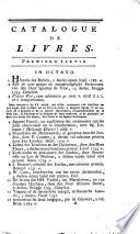 Catalogue d'une belle et riche collection de livres ... suivi de quelques desseins ... par van Overlaet ... délaissés par feu M. André Augustin du Bois de Schoondorp ...