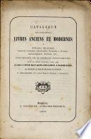 Catalogue d'une très-belle collection de livres anciens et modernes de théologie, philosophie, sciences diverses, beaux-arts, ouvrages à figures, belles-lettres, histoire etc., provenant de plusieurs bibliophiles, dont la vente publique aura lieu le lundi 15 février 1864 et quatre jours suivants, à six heures du soir, au domicile et sous la direction du libraire F. Heussner [...] à Bruxelles
