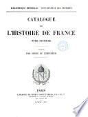 Catalogue de l'histoire de France: Histoire locale