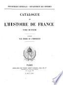 Catalogue de l'histoire de France