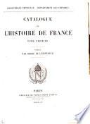 Catalogue de l'histoire de France