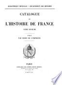 Catalogue de l'histoire de France