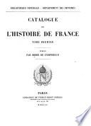 Catalogue de l'histoire de France