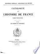 Catalogue de l'histoire de France