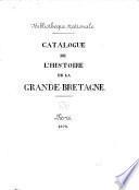 Catalogue de l'histoire de la Grande-Bretagne