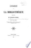 Catalogue de la bibliotheèque de la ville de Napoléon-Vendée