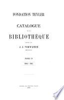 Catalogue de la bibliothèque: 1904-1912. 1915