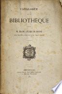 Catalogue de la bibliothèque de feu M. Franc.-Julien de Bonne...