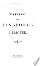 Catalogue de la Bibliothèque de Finspong