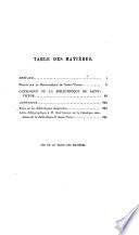 Catalogue de la Bibliothèque de l'Abbaye de Saint-Victor au seizième siècle
