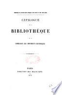 Catalogue de la bibliothèque de la Commission des monuments historiques