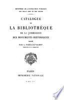 Catalogue de la bibliothèque de la Commission des monuments historiques