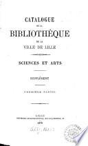Catalogue de la Bibliothèque de la ville de Lille