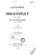 Catalogue de la bibliothèque de la ville de Montpellier