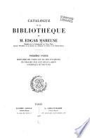 Catalogue de la bibliothèque de m. Edgar Mareuse, Membre de la Commission du Vieux Paris, ancien President de la Societé de l'Histoire de Paris et de l'Ile-de-France: ptie. Histoire de Paris et de ses environs. Ouvrages sur les beaux-arts. Journaux et revues